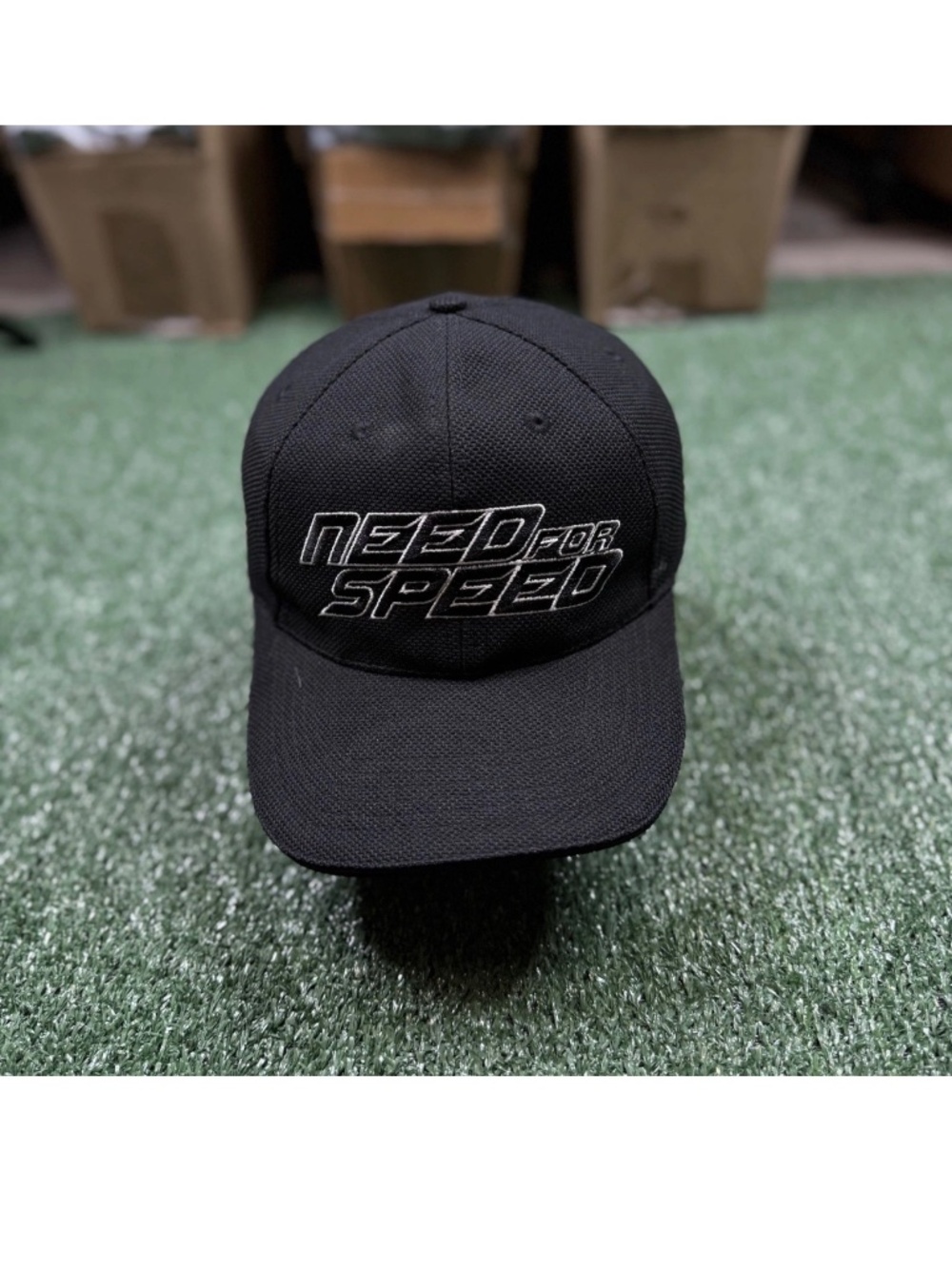 Need for Speed Hat Baseball Cap Men's One Size Black Video Game Graphic Logo